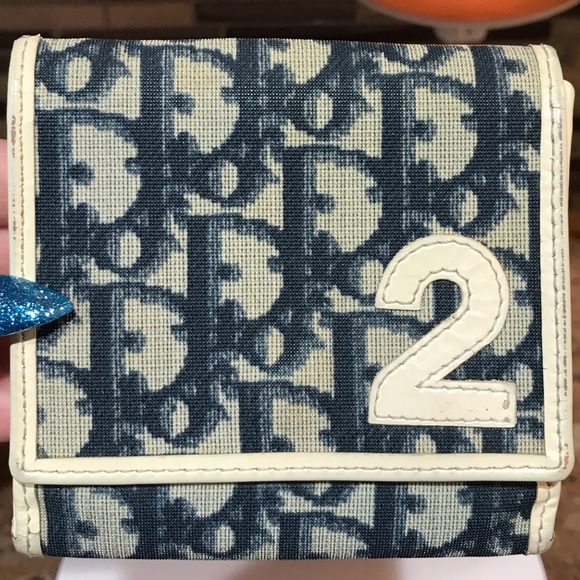 DIOR Trotter #2 Canvas/ Patent Leather Bifold Wallet 😍🔥 - Picture 11 of 17